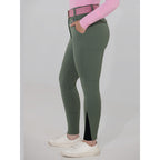 Hybrid Silicone Full Seat Breeches - Rosemary