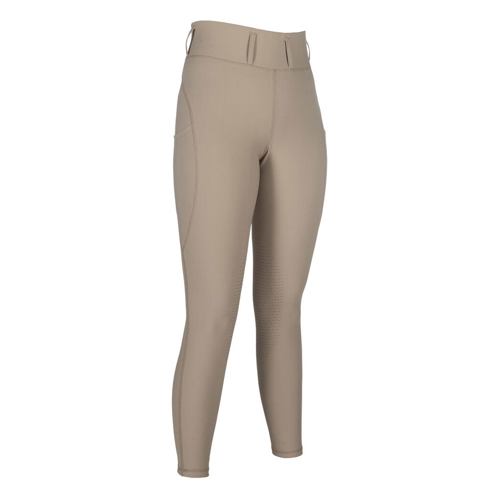 Beige riding pants on a white background