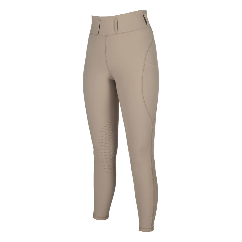 Beige riding pants on a white background