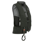Black equestrian airbag vest