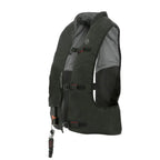 black equestrian airbag vest