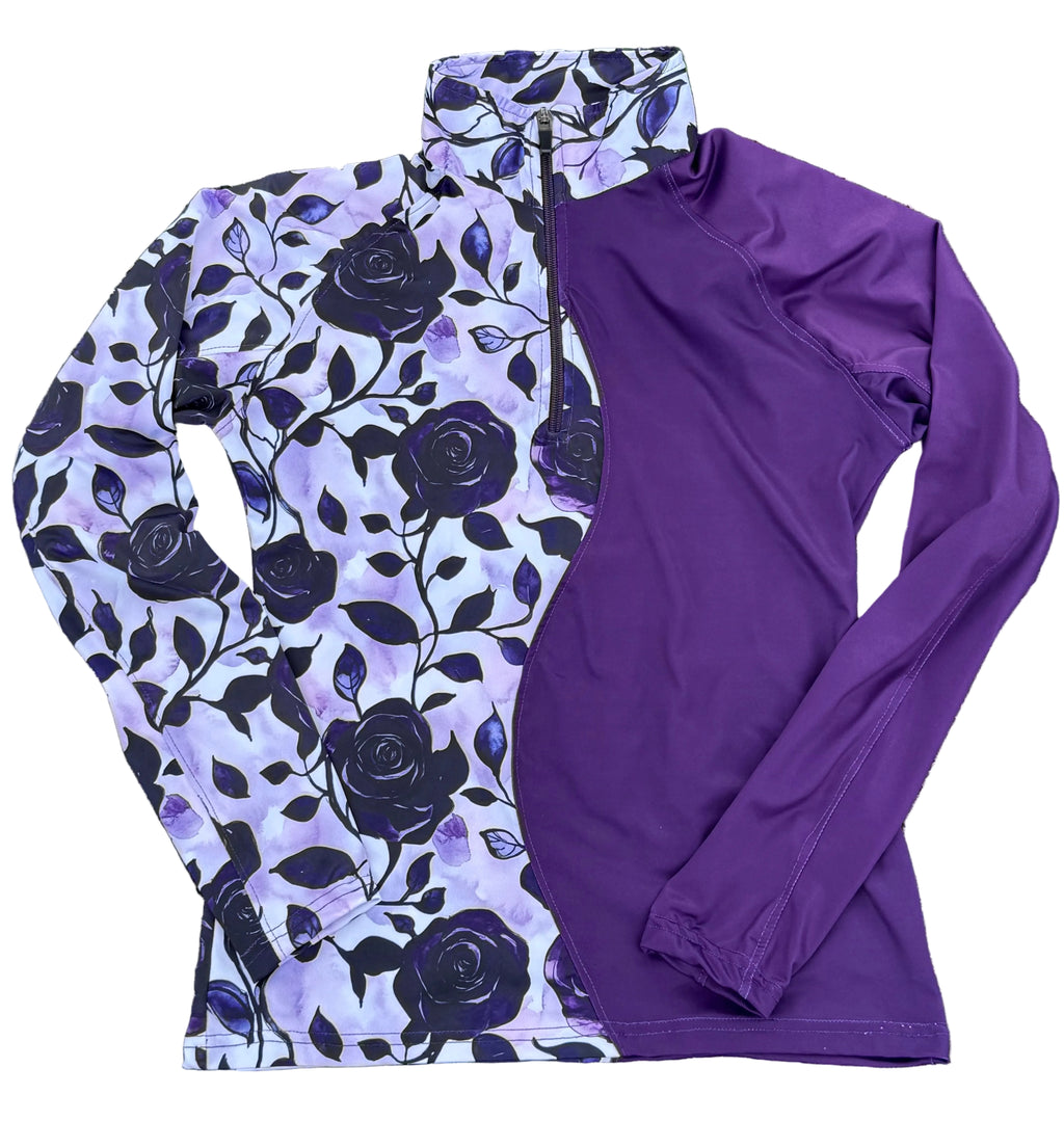 Gothic Rose Sun Shirt Quarter Zip