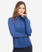 Mock Zip Top Relaxed