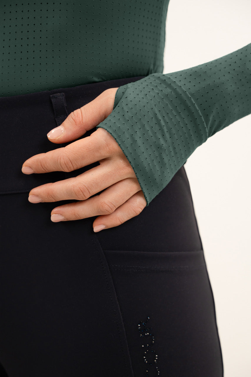 Venti Perforated Long Sleeve