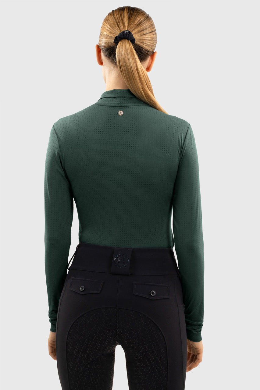 Venti Perforated Long Sleeve