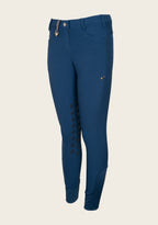 Knee Patch Peacock Blue Breeches