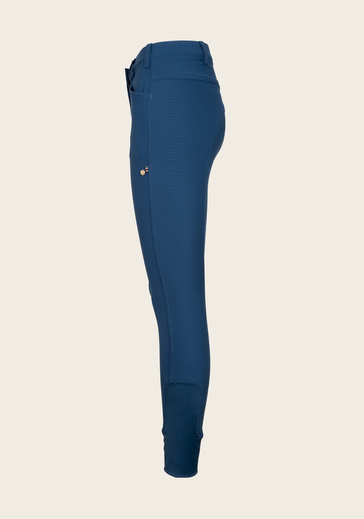 Knee Patch Peacock Blue Breeches