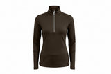 Breezi Perforated Zip Up Sun Shirt
