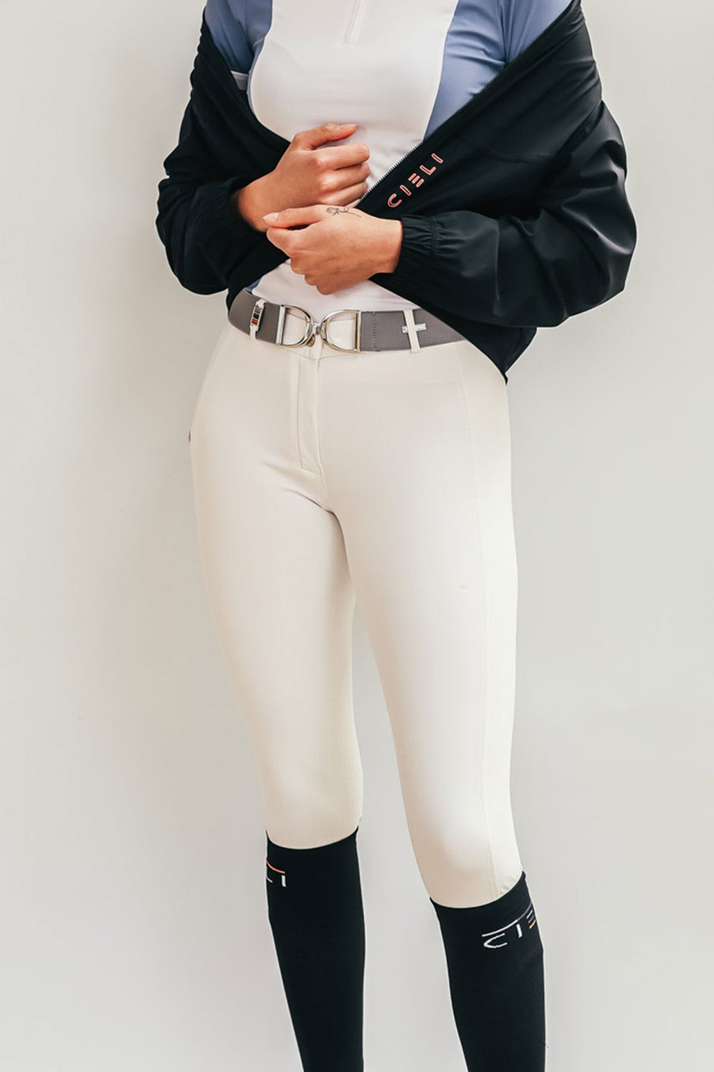 Berlin Performance Riding Breeches – White Competition
