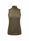 Blaire Perforated Turtleneck Tank Top