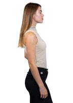 Blaire Perforated Turtleneck Tank Top