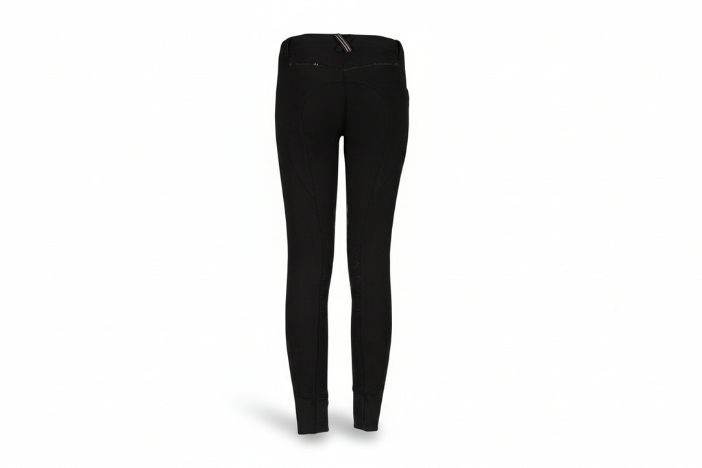 Black Full Seat Bamboo Breeches