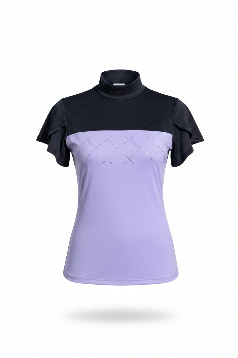 Lilac Crystal Lattice Perforated Mesh