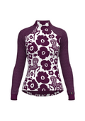 Mulberry Splash Sport Mesh Quarter Zip Sun Shirt