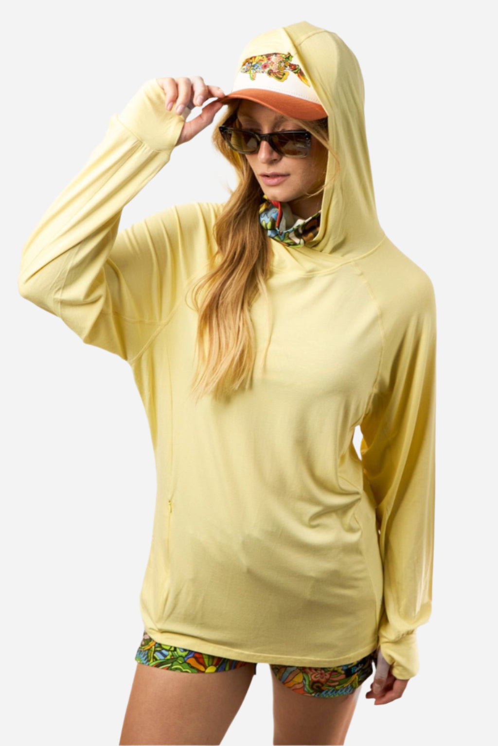 Sunshower Yellow Hooded Sunshirt
