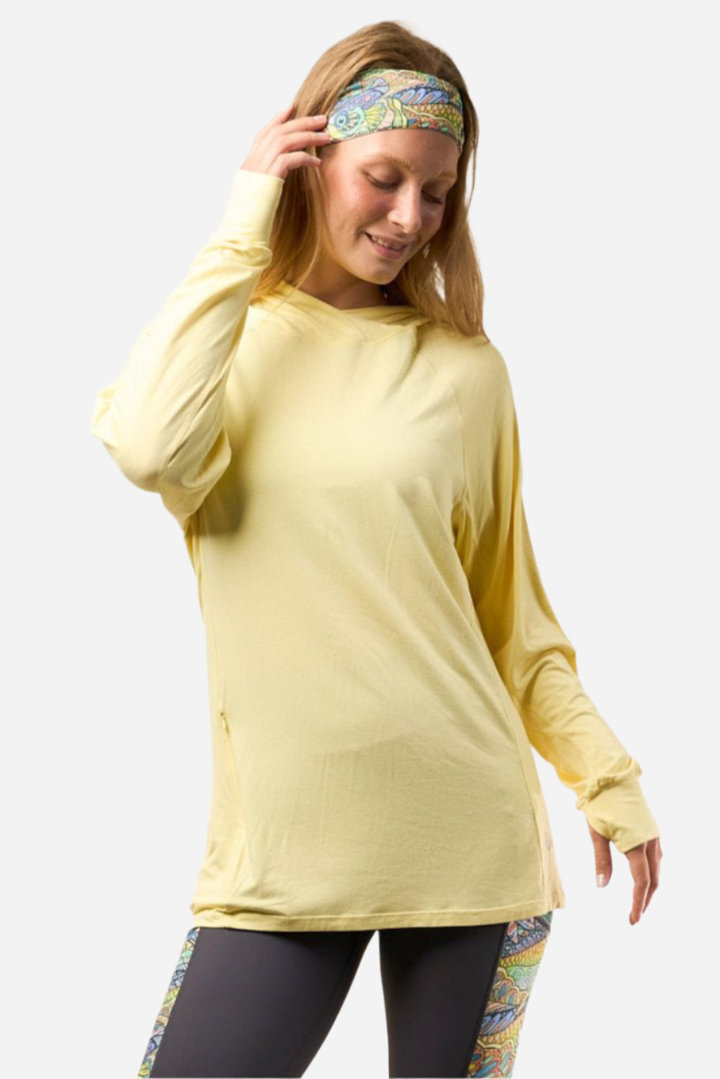 Sunshower Yellow Hooded Sunshirt