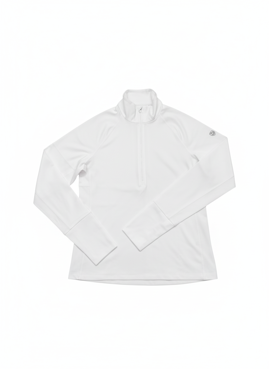 White long-sleeve shirt on a white background