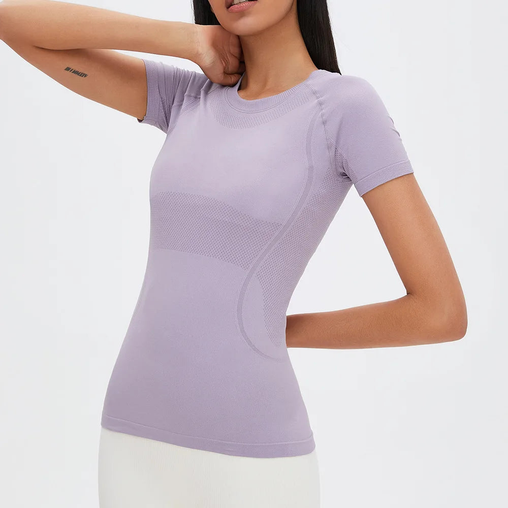 Mesh Vetement De Sport Crew Neck Shirt