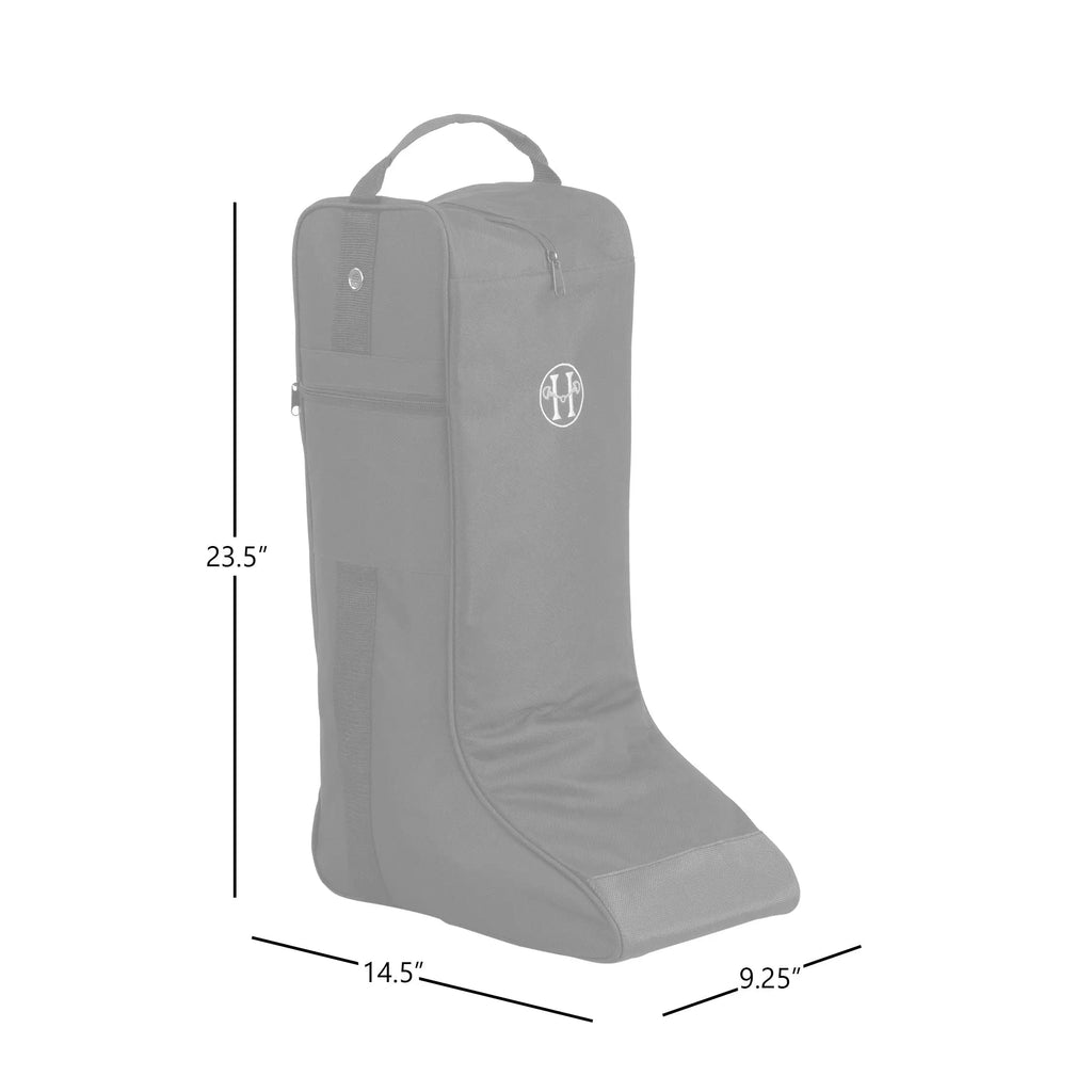 Tall Riding Boot Bag, Black