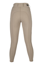 Beige riding pants on a white background