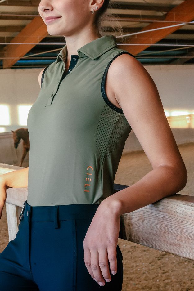 Jordyn Sleeveless Polo