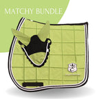 Lemongrass Saddle Pad Set