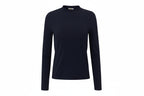 black long-sleeve shirt on a white background