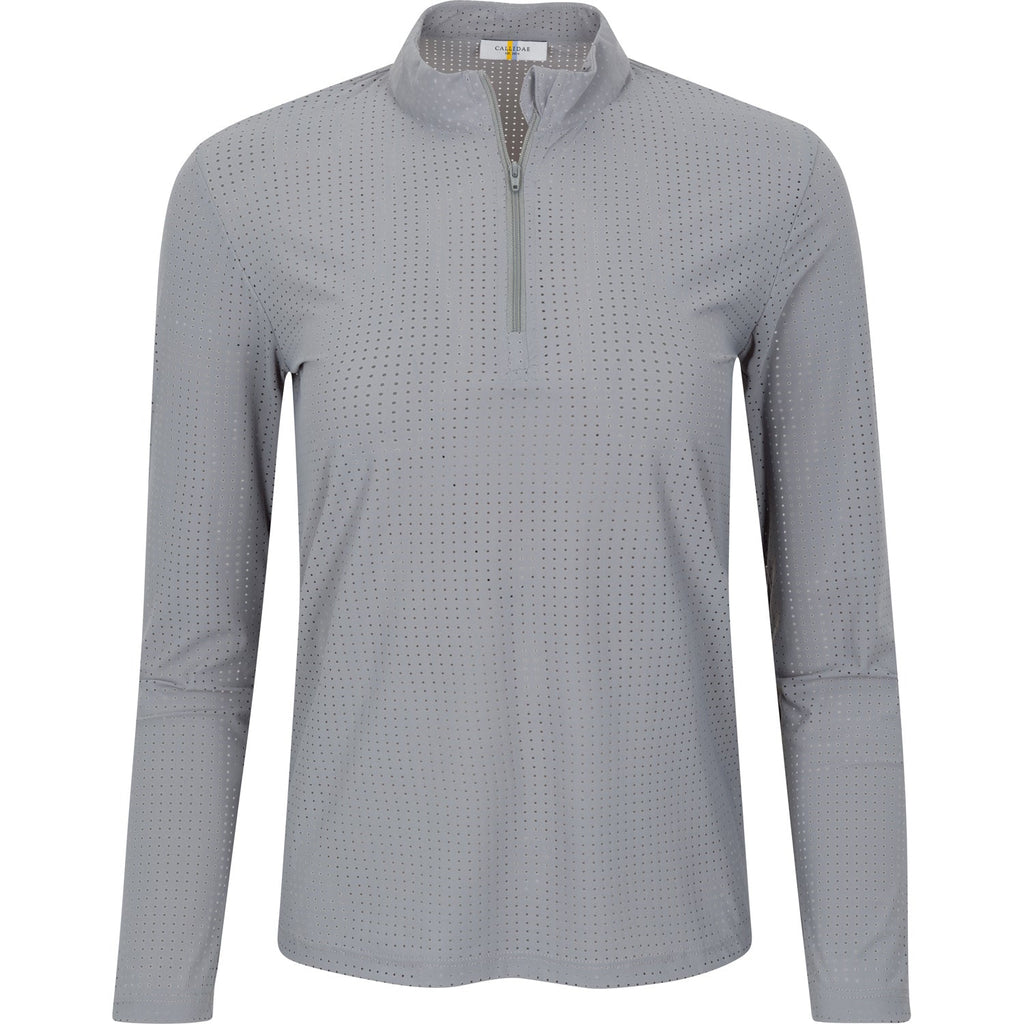 Perforated Performance Quarter Zip
