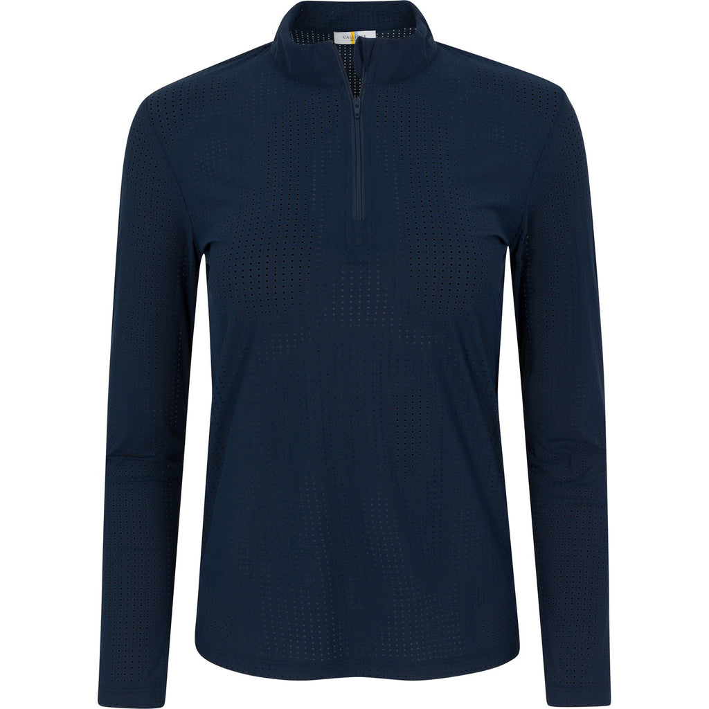 Perforated Performance Quarter Zip