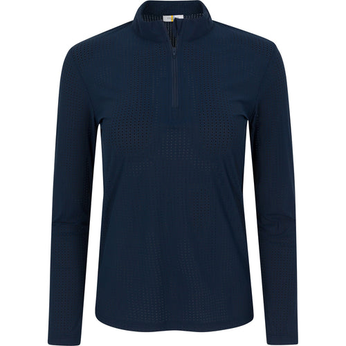 Perforated Performance Quarter Zip