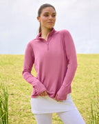 Mock Zip Top Relaxed