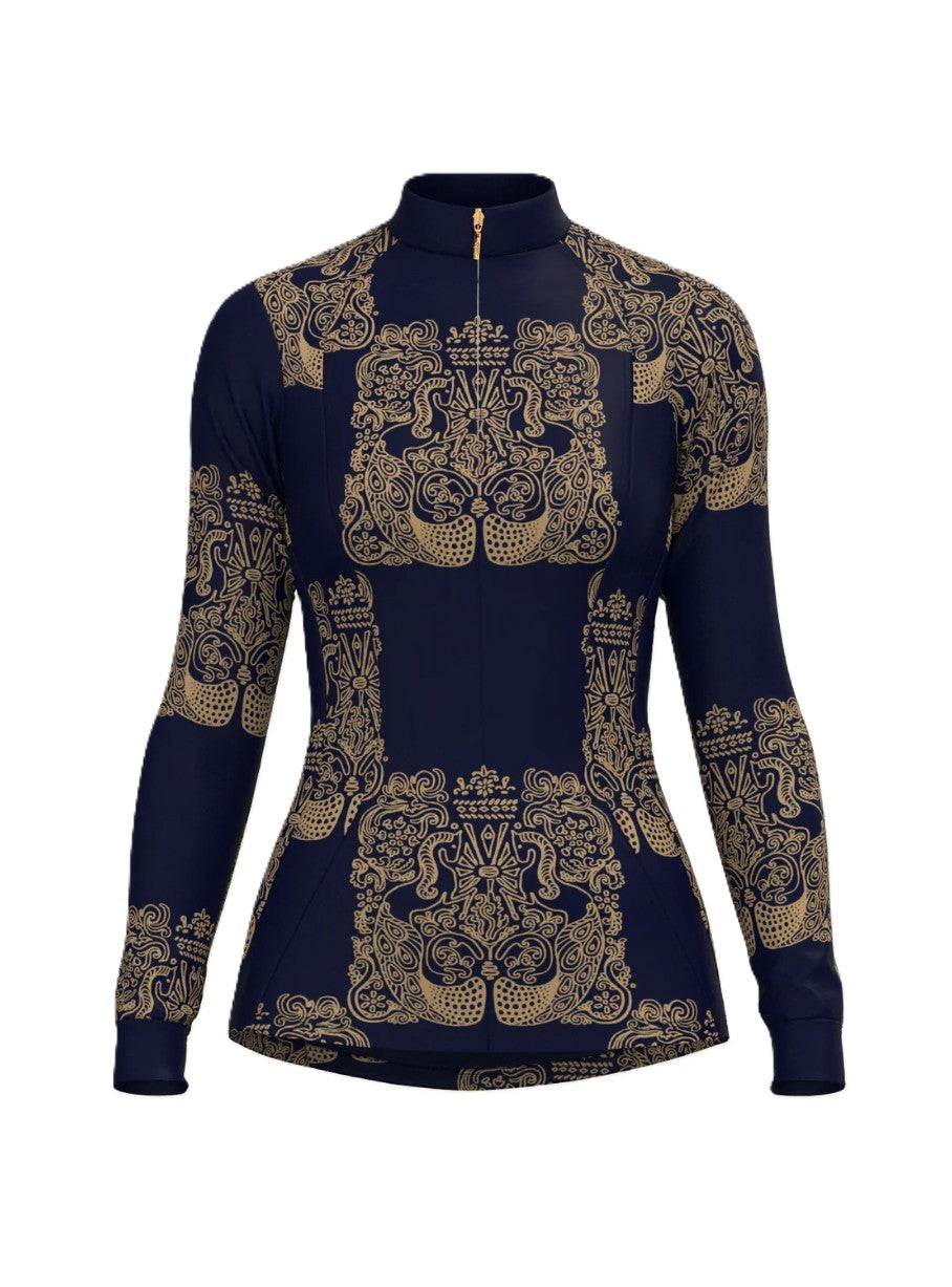 Mermaid Horses Quarter Zip Sun Shirt