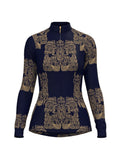 Mermaid Horses Quarter Zip Sun Shirt