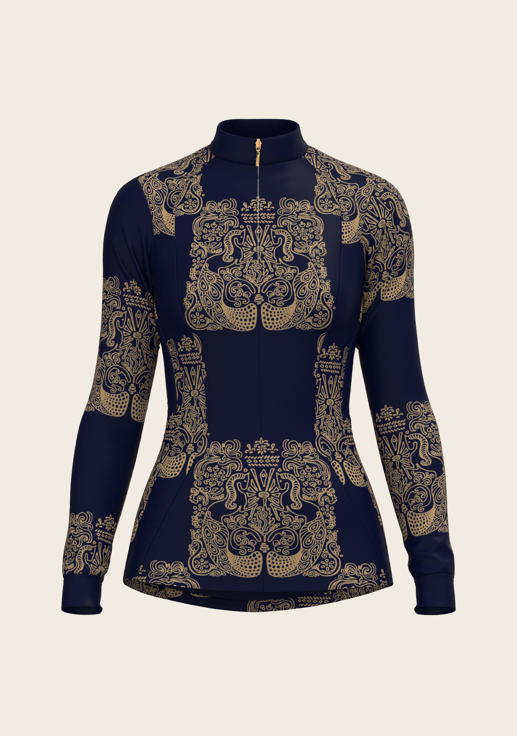 Mermaid Horses Quarter Zip Sun Shirt