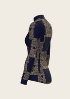 Mermaid Horses Quarter Zip Sun Shirt