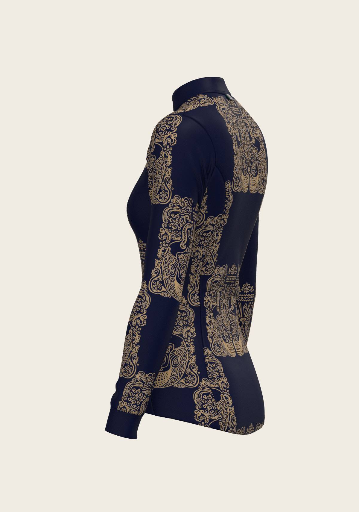 Mermaid Horses Quarter Zip Sun Shirt