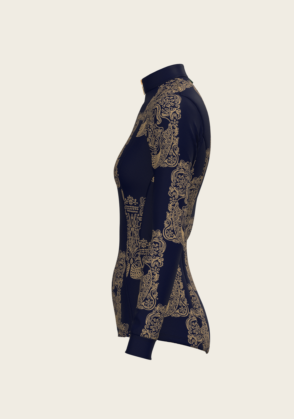 Mermaid Horses Quarter Zip Sun Shirt
