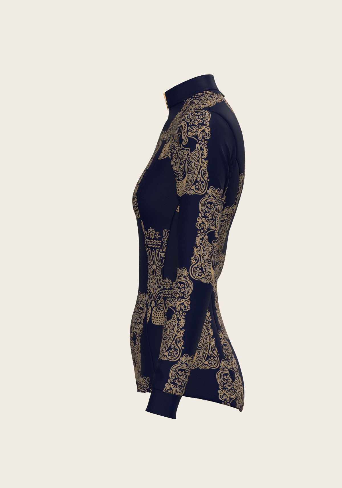 Mermaid Horses Quarter Zip Sun Shirt