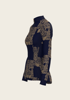 Mermaid Horses Quarter Zip Sun Shirt