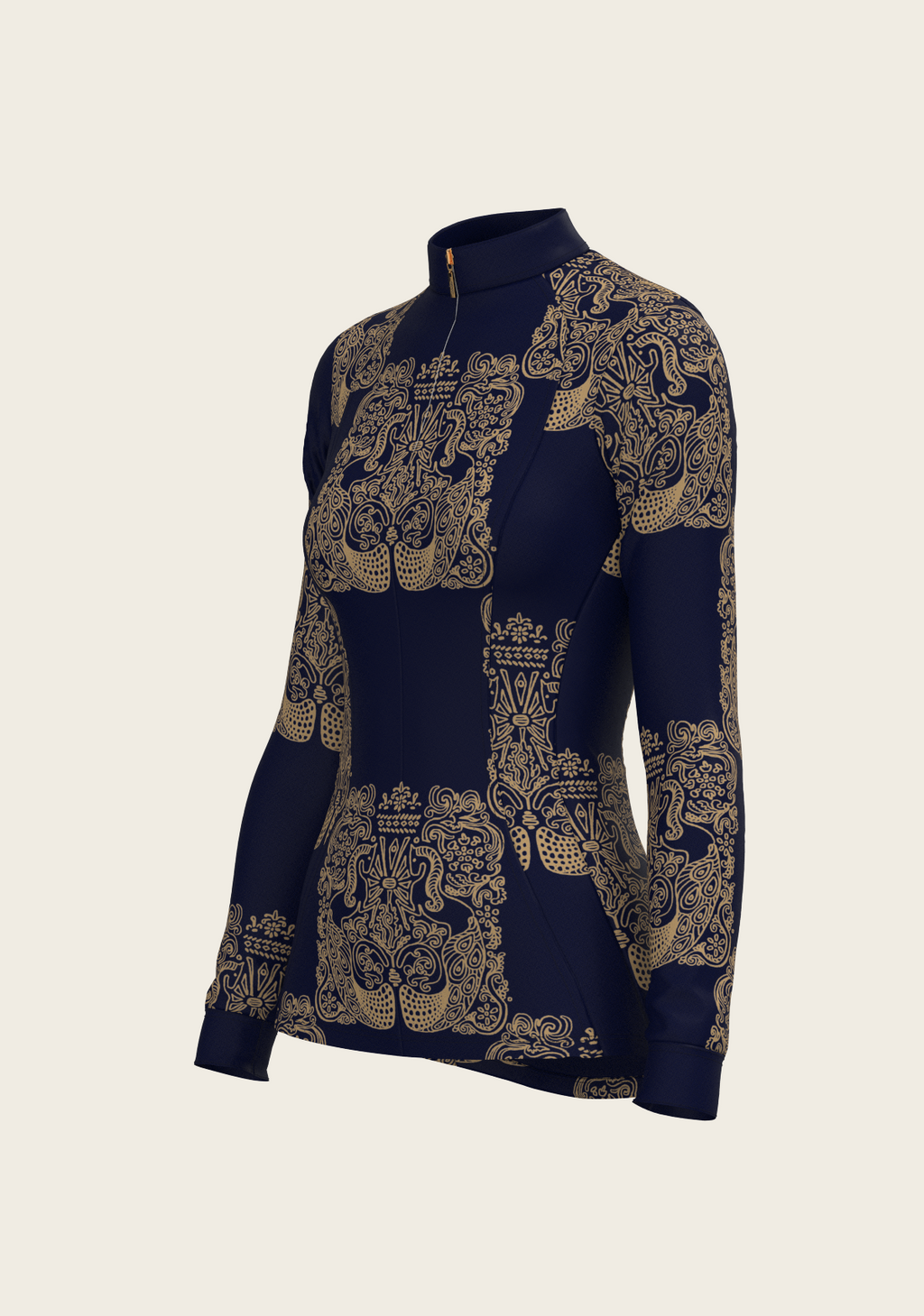 Mermaid Horses Quarter Zip Sun Shirt