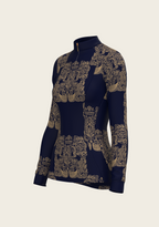 Mermaid Horses Quarter Zip Sun Shirt