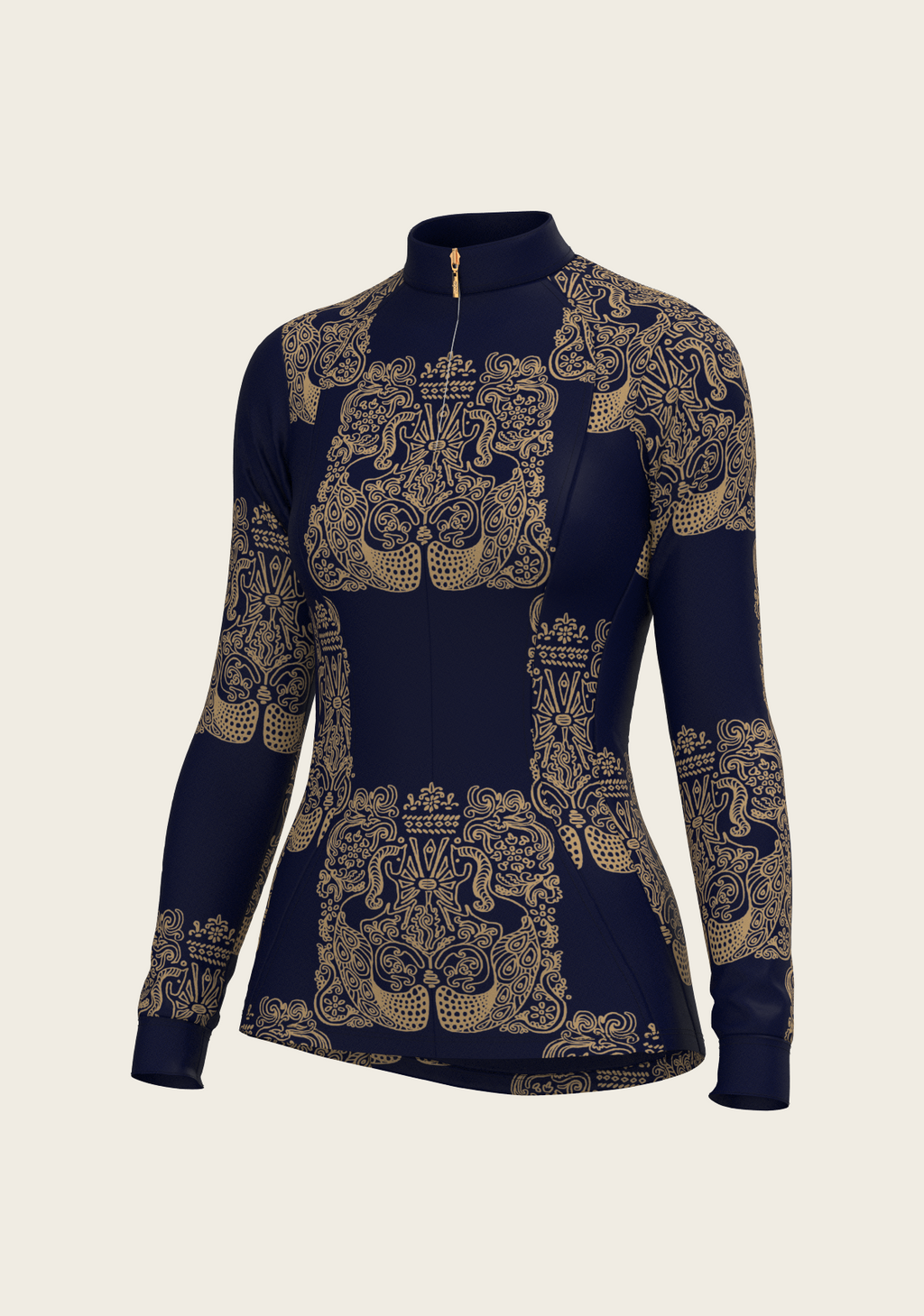 Mermaid Horses Quarter Zip Sun Shirt