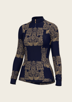 Mermaid Horses Quarter Zip Sun Shirt
