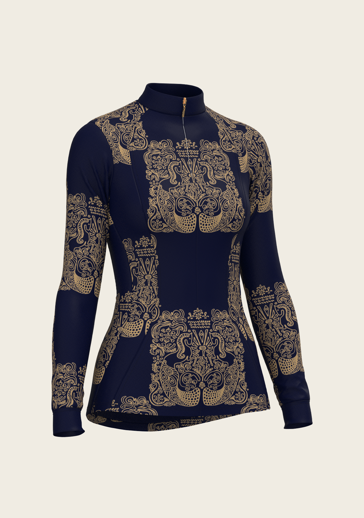 Mermaid Horses Quarter Zip Sun Shirt
