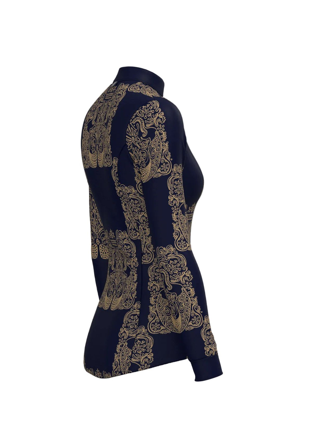 Mermaid Horses Quarter Zip Sun Shirt