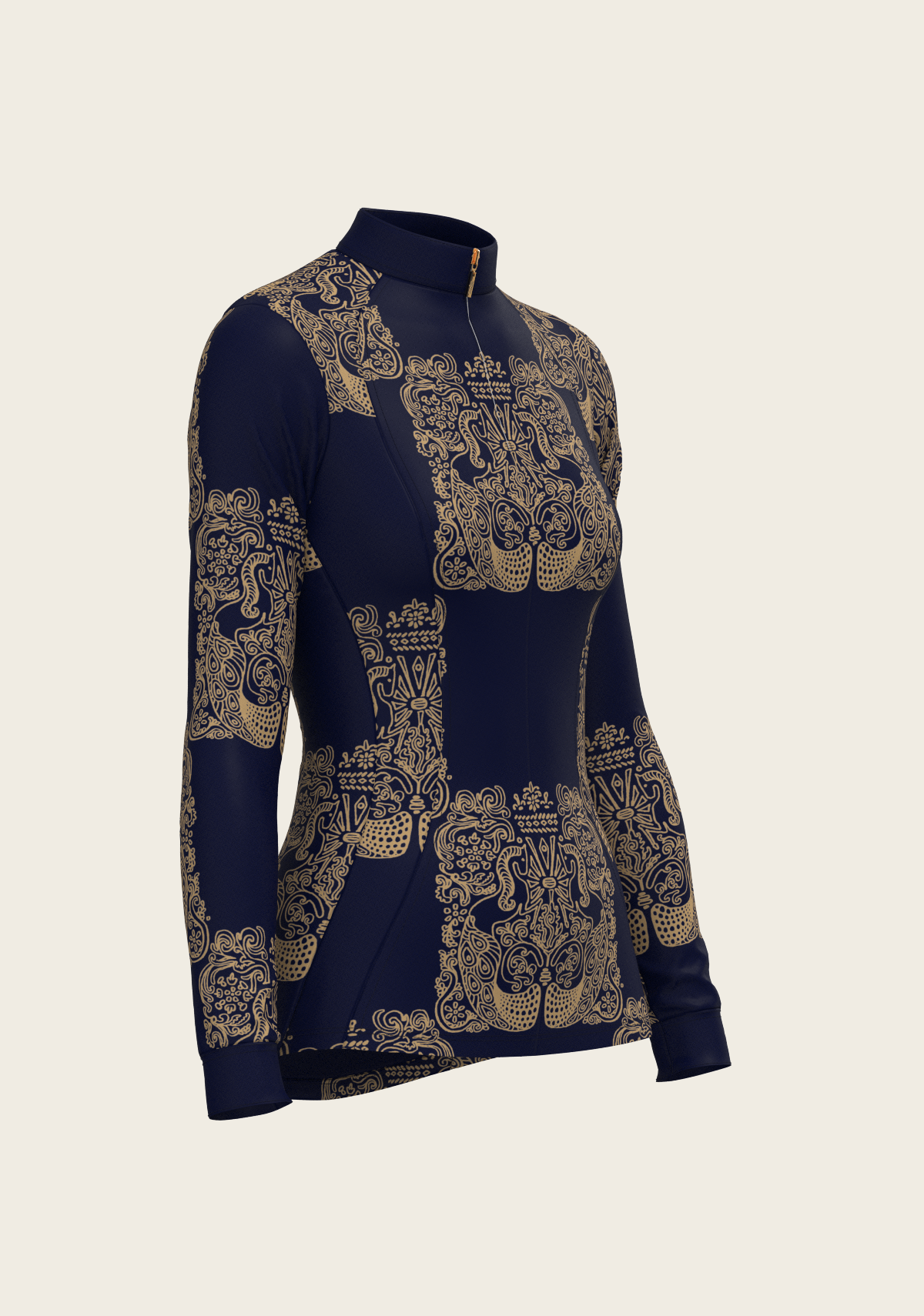 Mermaid Horses Quarter Zip Sun Shirt