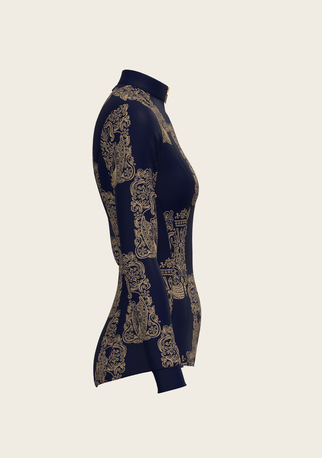 Mermaid Horses Quarter Zip Sun Shirt