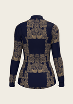 Mermaid Horses Quarter Zip Sun Shirt