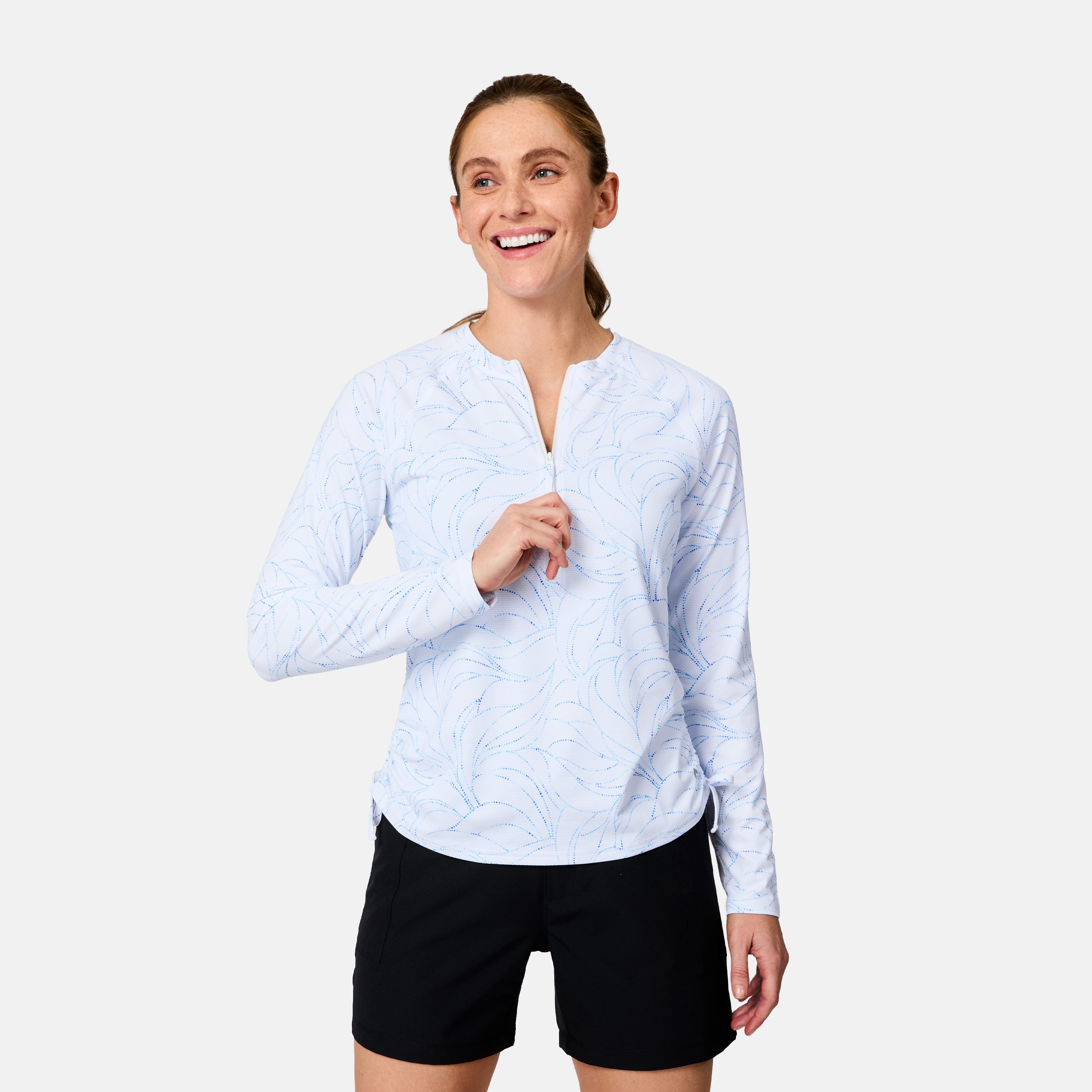 SunFree Quarter Zip UPF Sunshirt