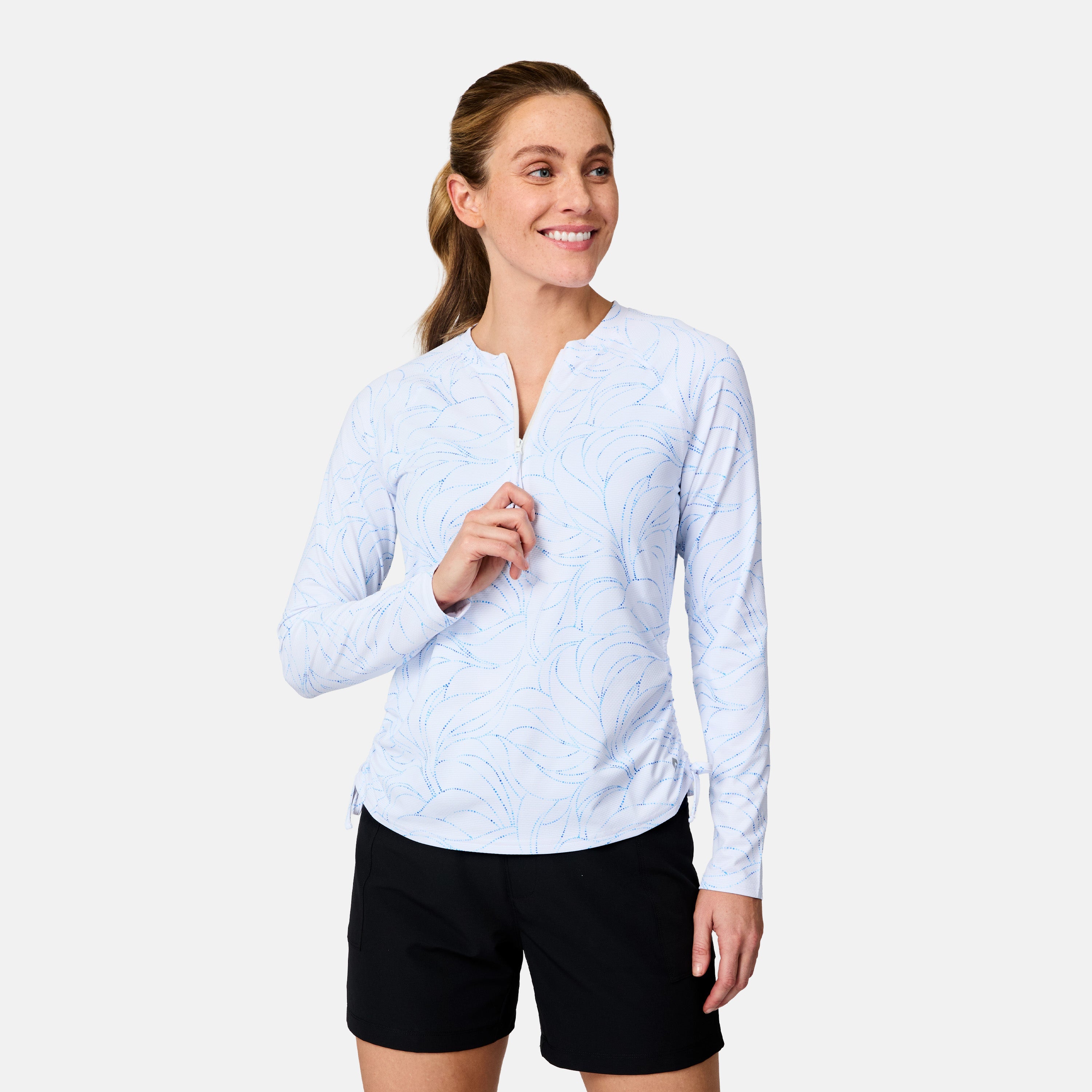 SunFree Quarter Zip UPF Sunshirt